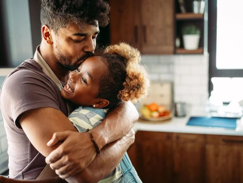 Dad and daughter